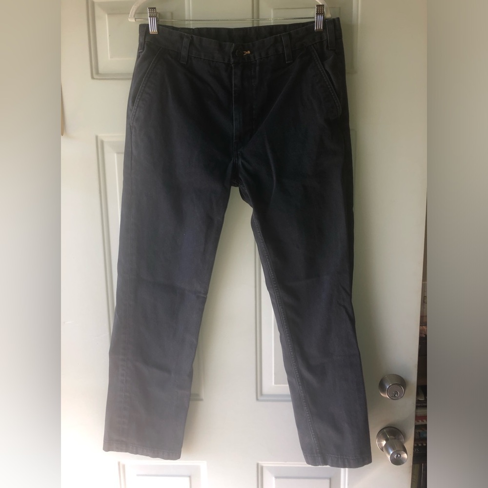 Levi’s navy cotton blend chinos size 34